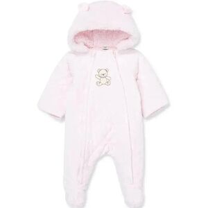 Little Me Soft Pink Teddy Bear Footie